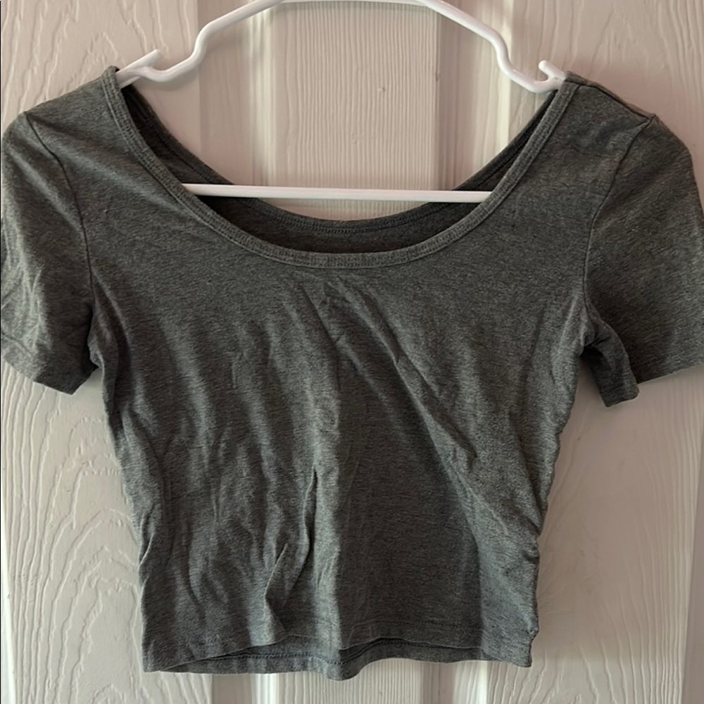 Gray Women's Top